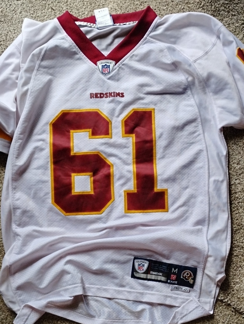 Onfield Reebok Redskins Football Jersey 61